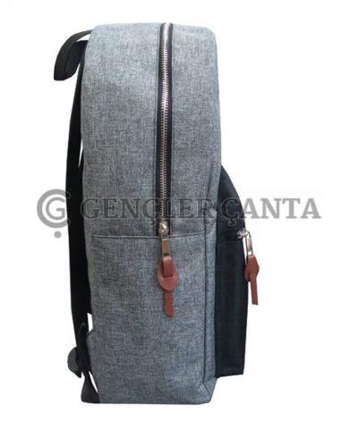 INQ GRİ-SİYAH SIRT ÇANTASI - Görsel 4