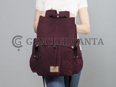 JMK BURGUNDY BACKPACK - Image 5