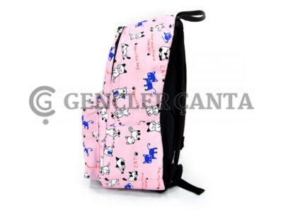 promosyon pembe sırt çantası