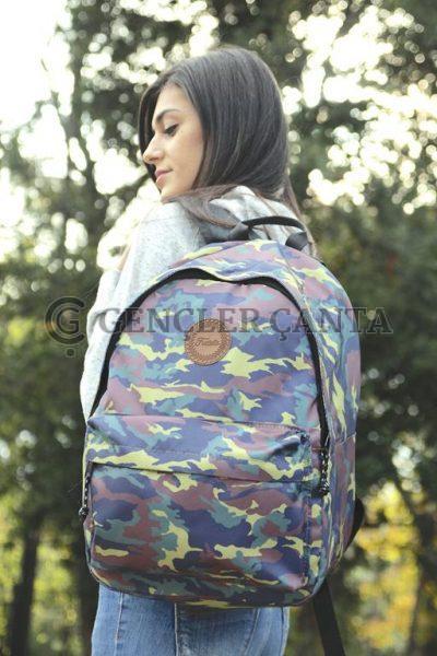 Рюкзак для активного отдыха в темном камуфляже — изображение 8