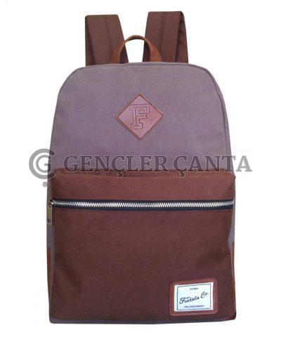 GBC KÜL RENGİ-AÇIK KAHVERENGİ SIRT ÇANTASI - Görsel 1