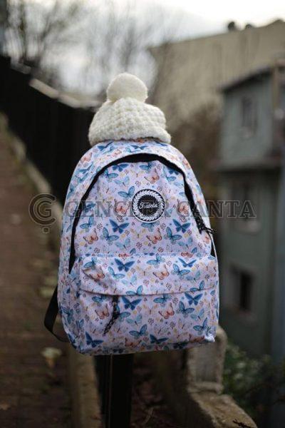 MAVİ KELEBEKLER OUTDOOR SIRT ÇANTASI - Görsel 7