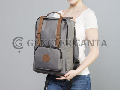 BKS GRİ SIRT ÇANTASI - Görsel 4