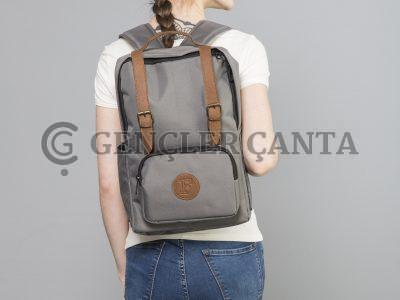 BKS GRİ SIRT ÇANTASI - Görsel 1