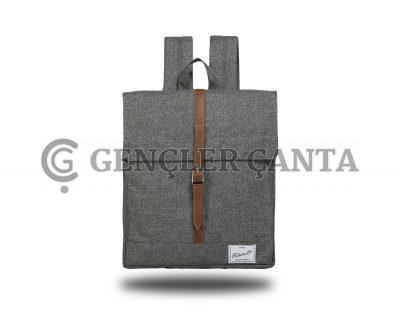 MBS GRİ SIRT ÇANTASI - Görsel 3