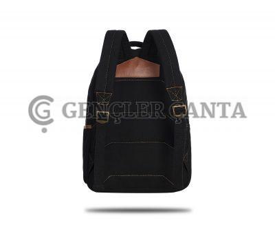 Denim College Siyah Sırt Çantası - Görsel 4