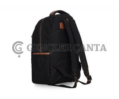 Denim College Siyah Sırt Çantası - Görsel 3