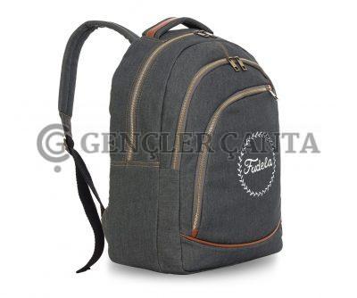 Denim College Koyu Gri Sırt Çantası - Görsel 2