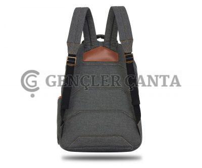 Denim College Koyu Gri Sırt Çantası - Görsel 4