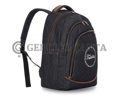 Denim College Lacivert Sırt Çantası - Görsel 2