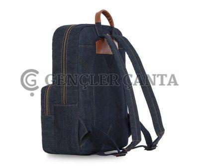 Denim Classic Kot Sırt Çantası - Görsel 3