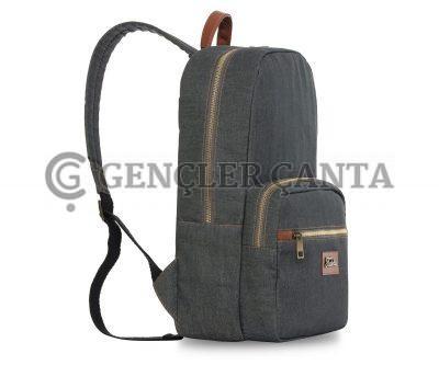 Denim Classic Koyu Gri Sırt Çantası - Görsel 2
