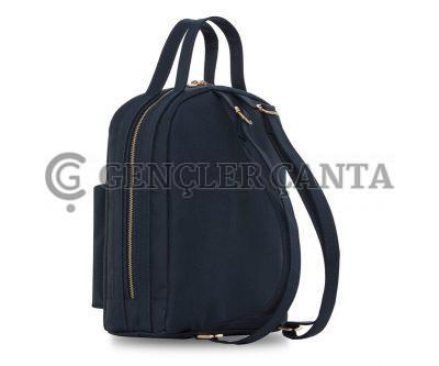 ⁦حقيبة ظهر كروسبودي باللون الكحلي الفاتح⁩ - الصورة ⁦3⁩