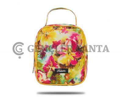 Iconıc Lounch Çiçek Desen Beslenme Çantası - Görsel 1