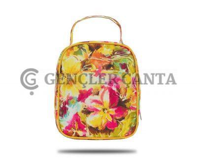 Kultige Lunchtasche mit Blumenmuster – Bild 4