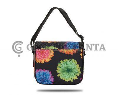 Kultiger Stay Black Flowers Rucksack – Bild 3