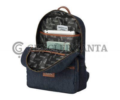 Denim Classic Kot Sırt Çantası - Görsel 5