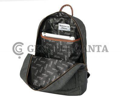 Denim Classic Rucksack in Dunkelgrau – Bild 6
