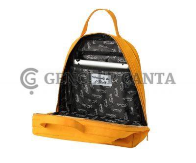 SAC À DOS BANDOULIÈRE JAUNE CLAIR – Image 5