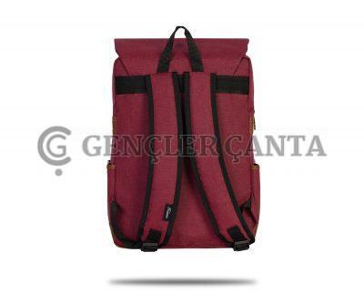 JNB weinroter Rucksack – Bild 3