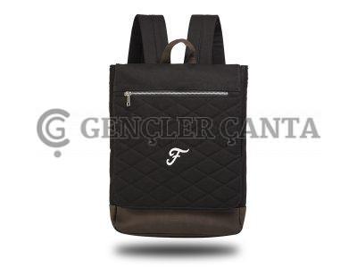 YFK SİYAH SIRT ÇANTASI - Görsel 1