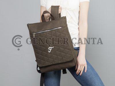 YFK HAKİ SIRT ÇANTASI - Görsel 4