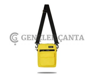 Fudela Çapraz Askılı Rahat Günlük Kullanım Omuz Çantası Sarı
