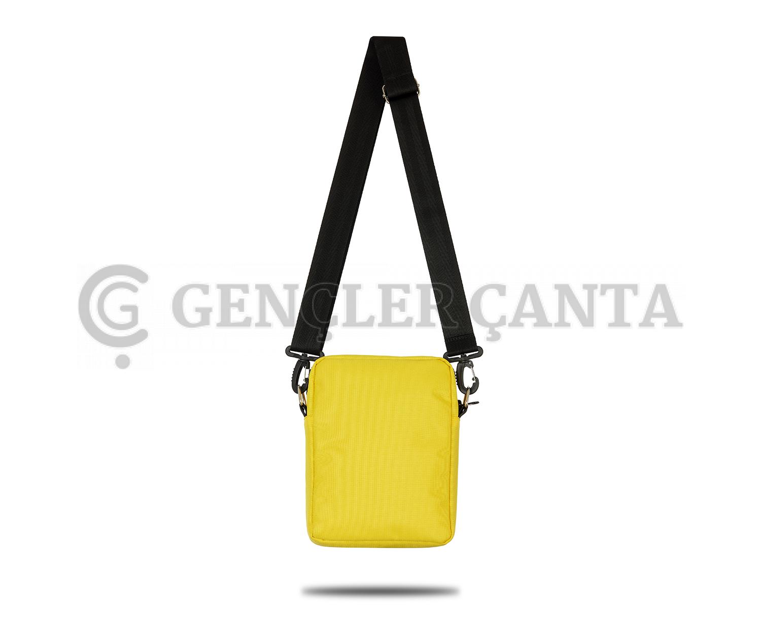 Fudela Çapraz Askılı Rahat Günlük Kullanım Omuz Çantası Sarı