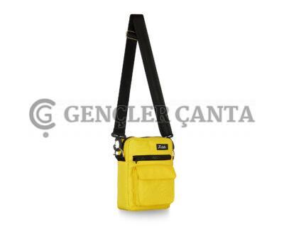 Fudela Çapraz Askılı Rahat Günlük Kullanım Omuz Çantası Sarı