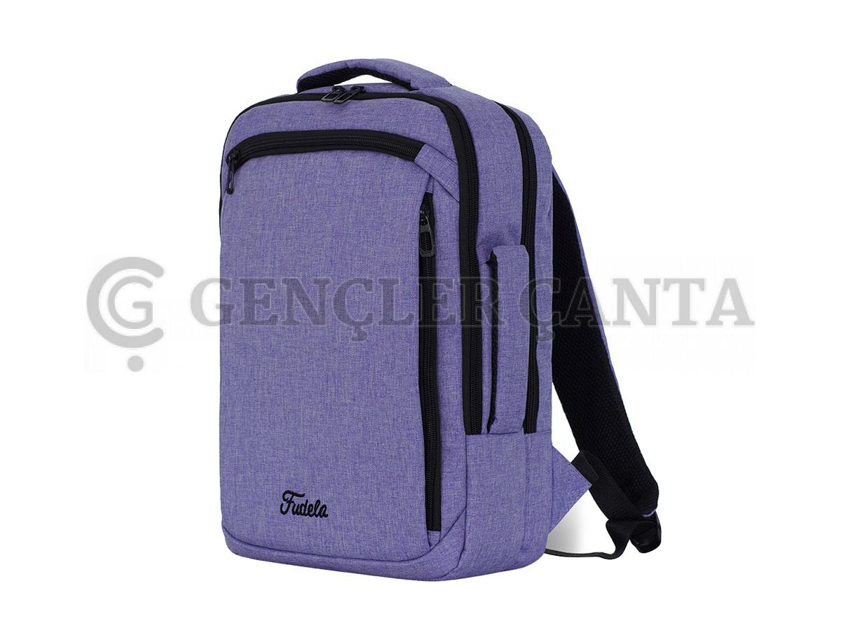 promosyon lila sırt çantası