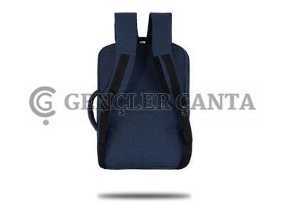promosyon lacivert sırt çantası