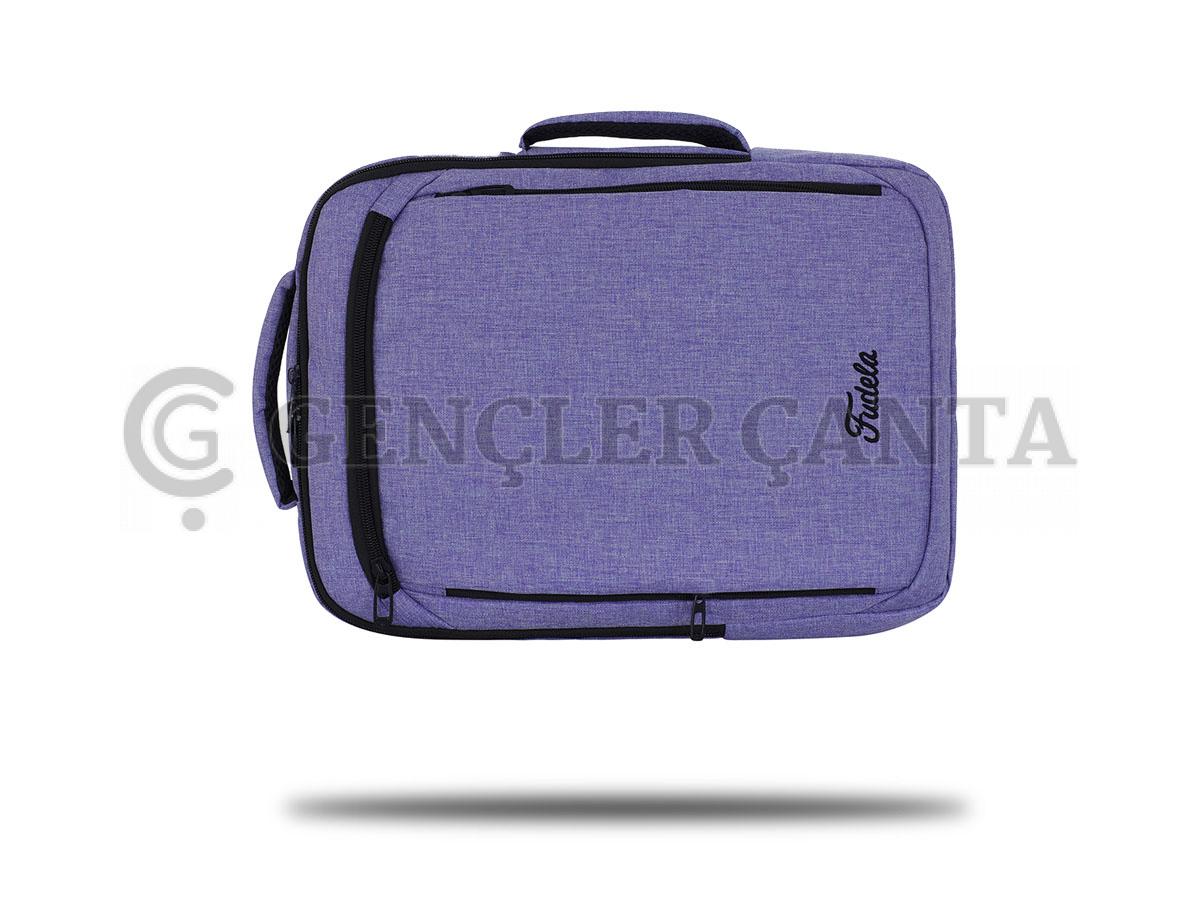 promosyon lila sırt çantası