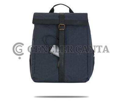 promosyon lacivert sırt çantası