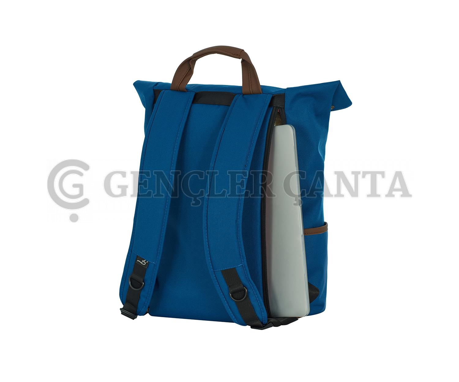 promosyon mavi sırt çantası