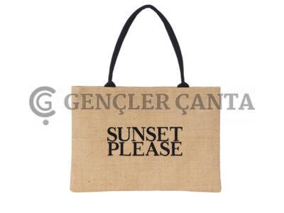 promosyon jüt plaj çantası